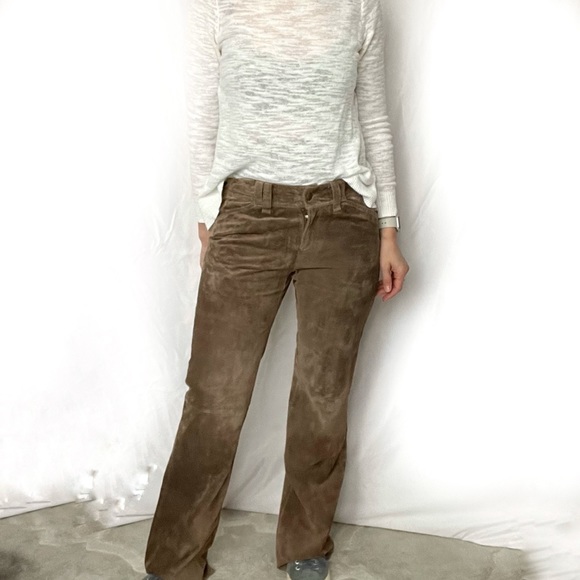 Vintage Suede pants Women Size 4 - Picture 2 of 15